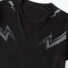Men Sports Set Quick Dry T-Shirt Shorts Lightning Print Running Fitness Outfit