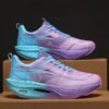 Lightweight Running Shoes Breathable Mesh Cushioned Sneakers (Purple Gradient)
