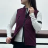 WOSAWE Women's Lightweight Bike Vest Windproof Vest Cycling Wind Gilet New Stretch fabric With Two Way Zipper