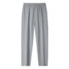 CHRLCK Men Running Pants Jogging Casual Summer Thin Sweatpants Quick Dry Ice Silk Straight Trousers Sports Gym Breathable Unisex