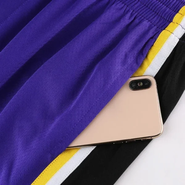 Men Basketball Shorts Breathable Patchwork Running Training Sports Shorts