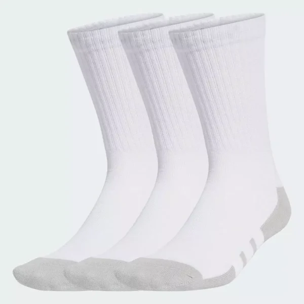 Gym & Training Essentials CLIMACOOL Crew Socks 3 Pairs Unisex White JD9571